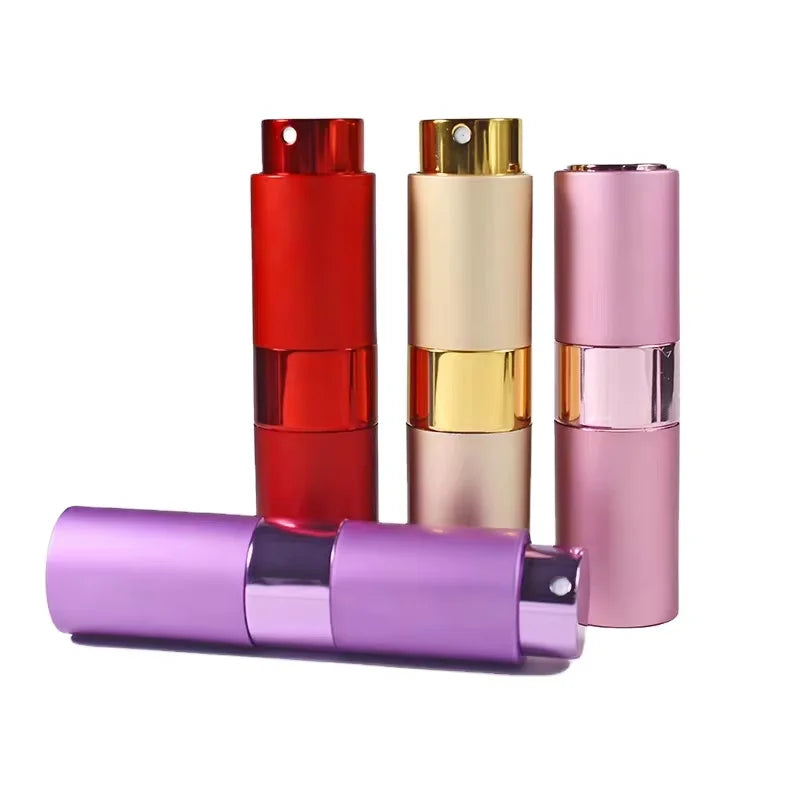 Mini Pocket Travel Perfume Atomizer 8ml 10ml Aluminum Twist Pump Sprayer Convenient Refillable Perfume Spray Bottle - 图片 5
