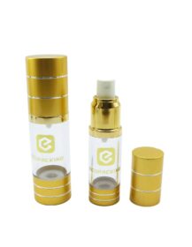 Wholesale Gold Airless Pump Bottle 15/30/50/80/100/120ml Plastic Vacuum Airless Bottle for Serum Lotion