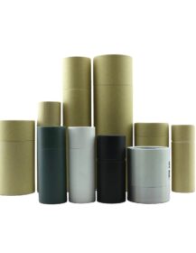 Eco Friendly Biodegradable Gift Kraft Custom OEM Colorful White Black Food Cookie Spice Tea Paper Tube Packaging Cylinder