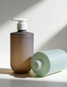 High Quality Custom Color Skin Care Container HDPE Plastic Bottle with Lotion Pump 250ml for Shampoo and Hair Conditioner
