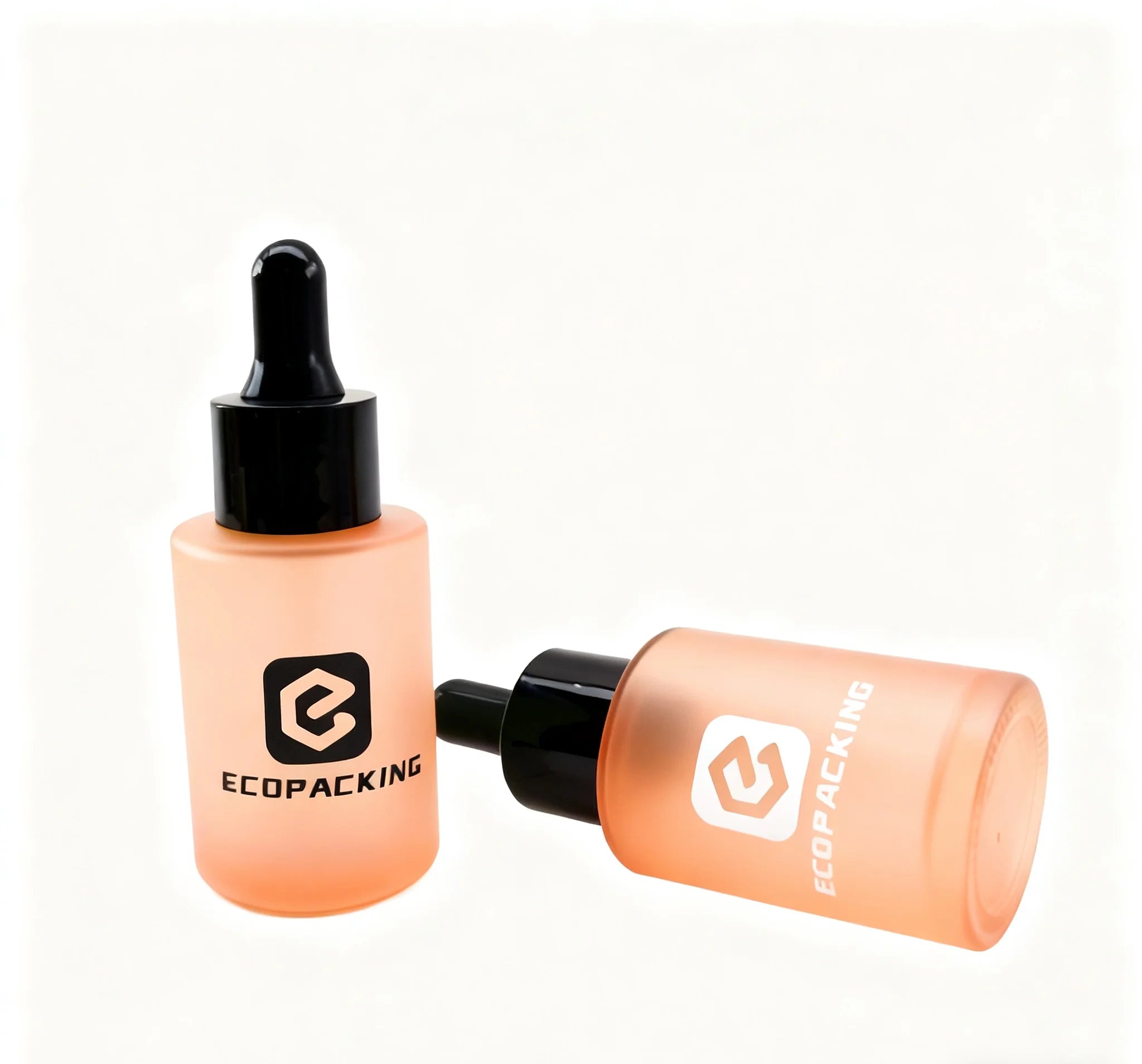 1oz 30ml Customized Frosted Glass Serum Dropper Bottle for Essential Oil - 图片 4