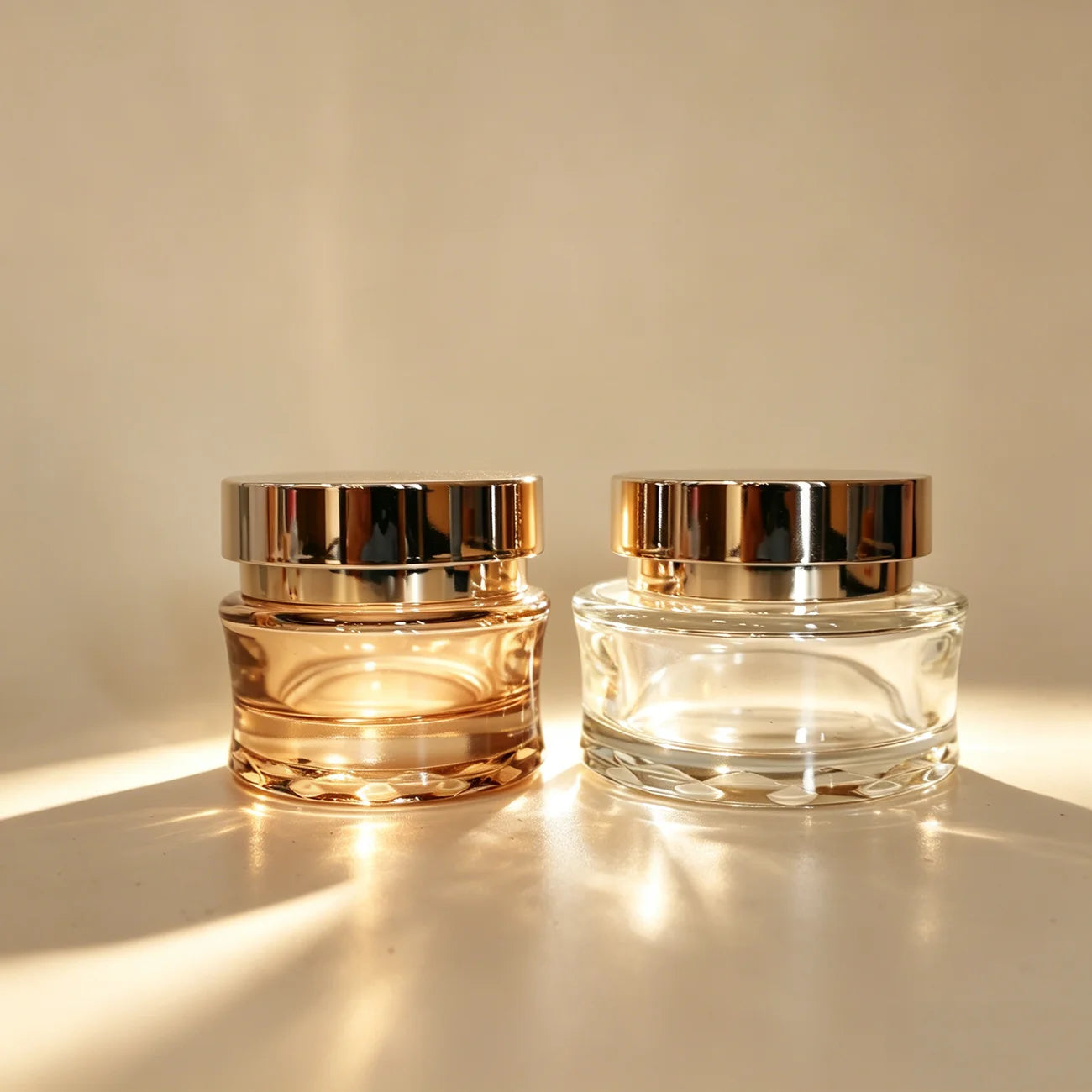 Cosmetic Packaging Set Containers 40ml 100ml 120ml 30g 50g 100g Skincare Serum Lotion Cream Glass Bottles and Jars - 图片 6
