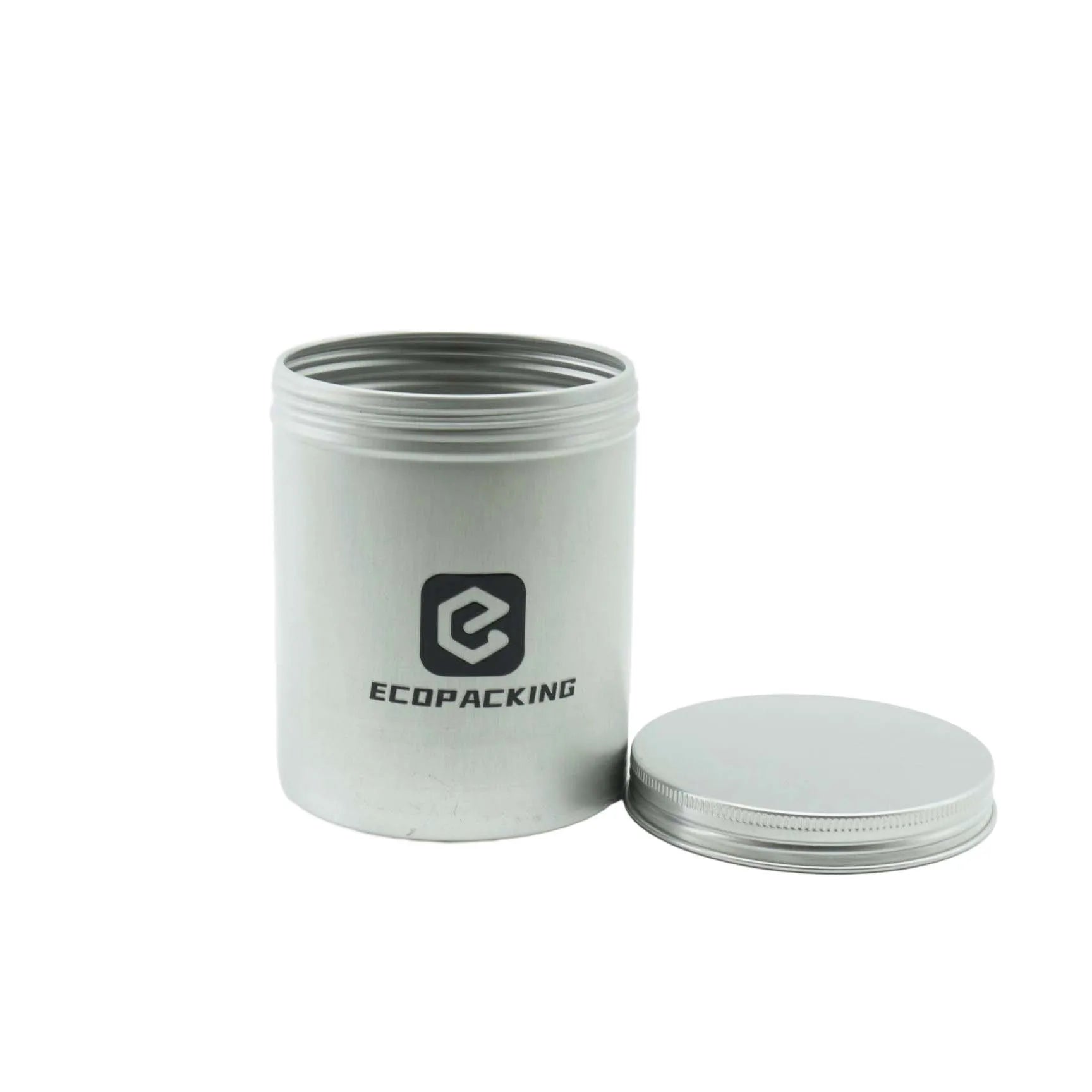 150g 180g 200g 250g 500g Silver Cosmetic Aluminium Tin Jar Container with Screw Cap Custom Color Custom Print - 图片 4