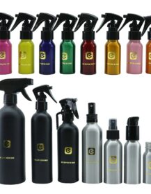 Wholesale Aluminum Bottle 50ml 100ml 200ml 300ml 500ml 1000ml 1L Aluminum Spray Bottle Cosmetic Aluminum Shampoo Pump Bottle