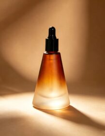 15ml Frosted Amber Custom Empty Essential Oil Cosmetic Glass Serum Dropper Bottle for Skin Care