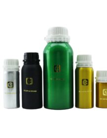 Empty Aluminum Fragrance Oil Bottles Cosmetic Essential Oil Metal Aluminum Bottles