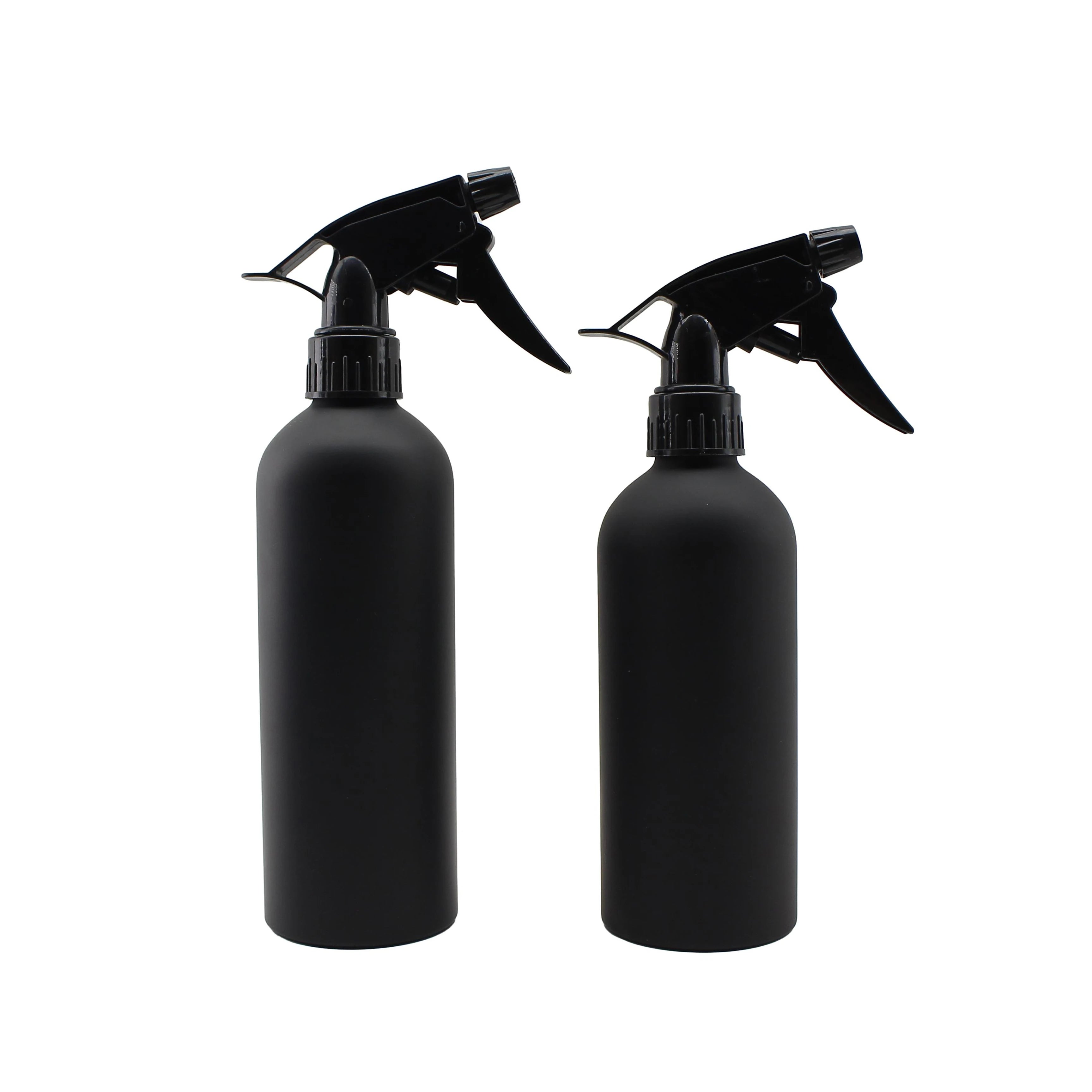 16oz 500ml matte black frosted metal pump aluminum bottle for hand soap shampoo lotion hair conditioner - 图片 4