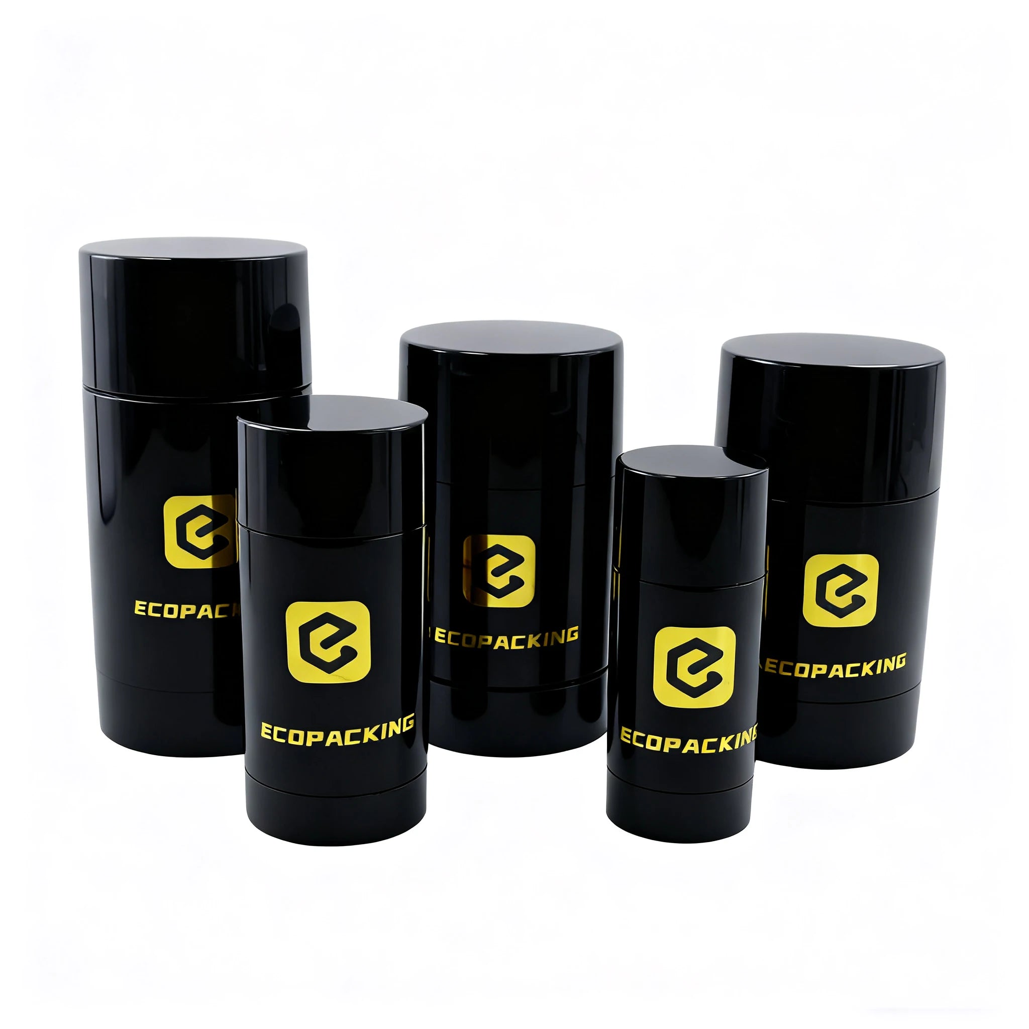 15G 30G 50G 75G Round Black Blue Red Empty Container Roll on Deodorant Bottle Balm Body Refill Deodorant Stick Bottle - 图片 3