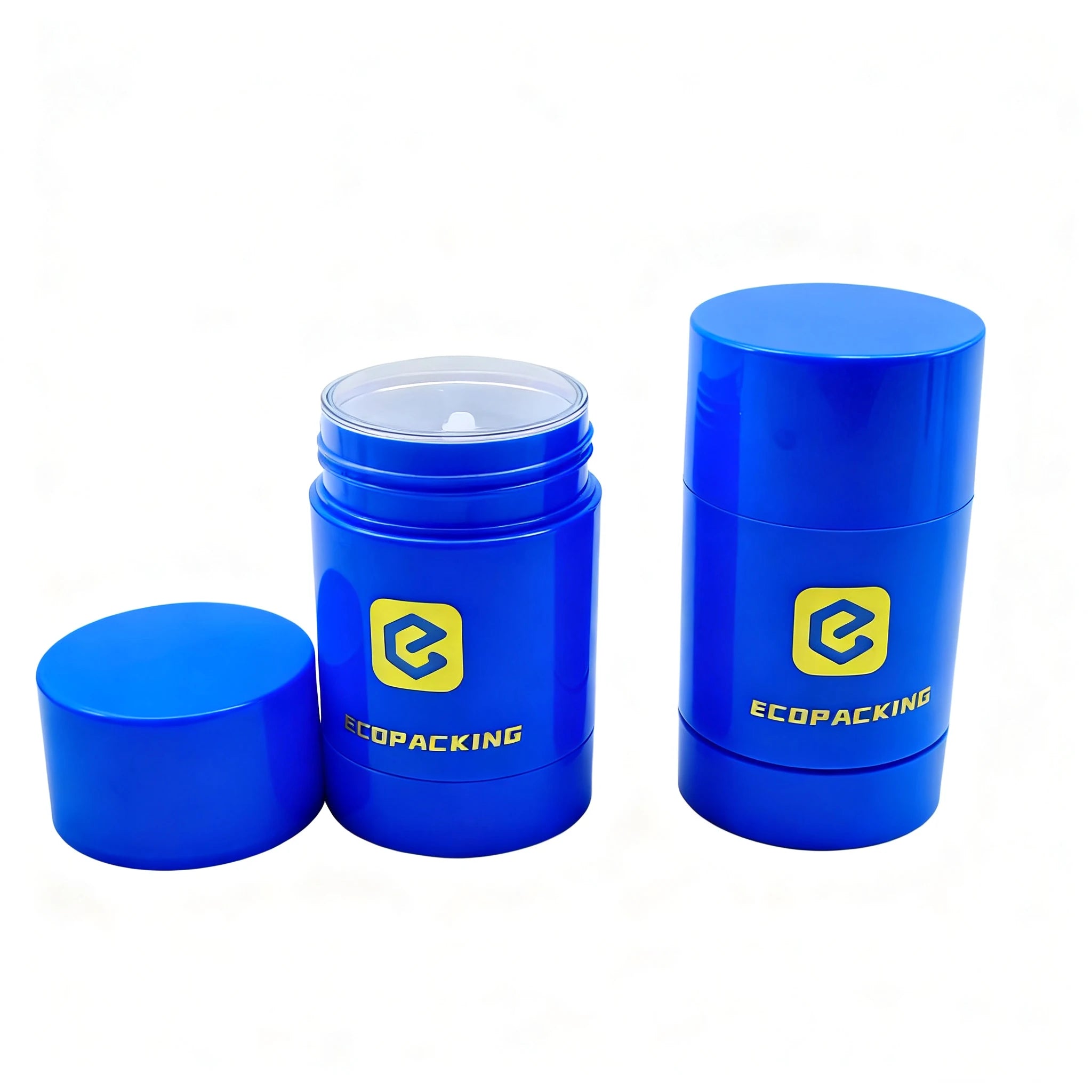 Custom Logo Printed PP AS Deodorant Packaging Stick Round Twist-up Roll on Deodorant Container Cosmetic Packaging