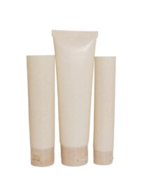 Eco-friendly Straw Wheat Squeeze Empty Hotel Mini Size 30ml Shampoo Shower Gel Body Lotion Tubes Packaging Plastic