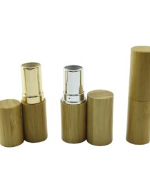 Luxury Lipstick Tube 5ml 5g Custom Aluminum Inner Bamboo Lipstick Tube