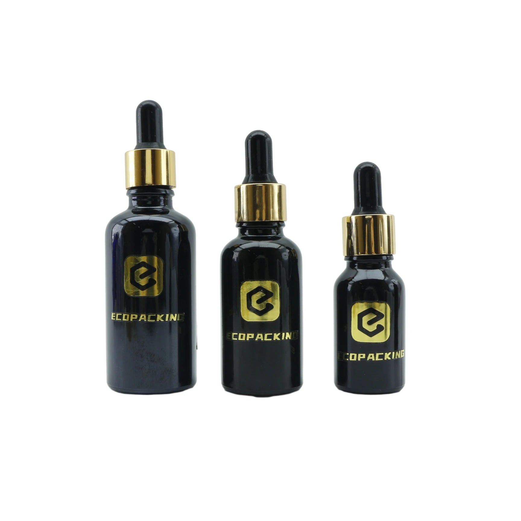 Hot Sale Black Glass Dropper Bottle 5ml 10ml 15ml 20ml 30ml 50ml 100ml Hair Oil Dropper Bottles - 图片 2