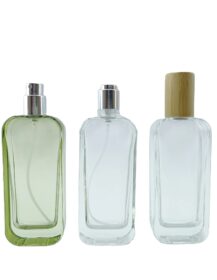 Luxury Cosmetic 30ml 50ml 100ml Fragrance Oil Glass Perfume Bottle Print logo Spray Perfume Bottle with Box Packaging 50ml