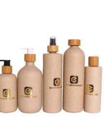 50ml 60ml 100ml 120ml 250ml 300ml 500ml Wheat Straw Plastic Spray Bottle Eco Friendly Bottles for Shampoo R888