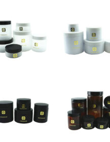 PET 30g 50g 100g 150g 200g 250g 500g Wide Mouth Eye Face Body Cream Cosmetic Container Plastic Jar Packaging