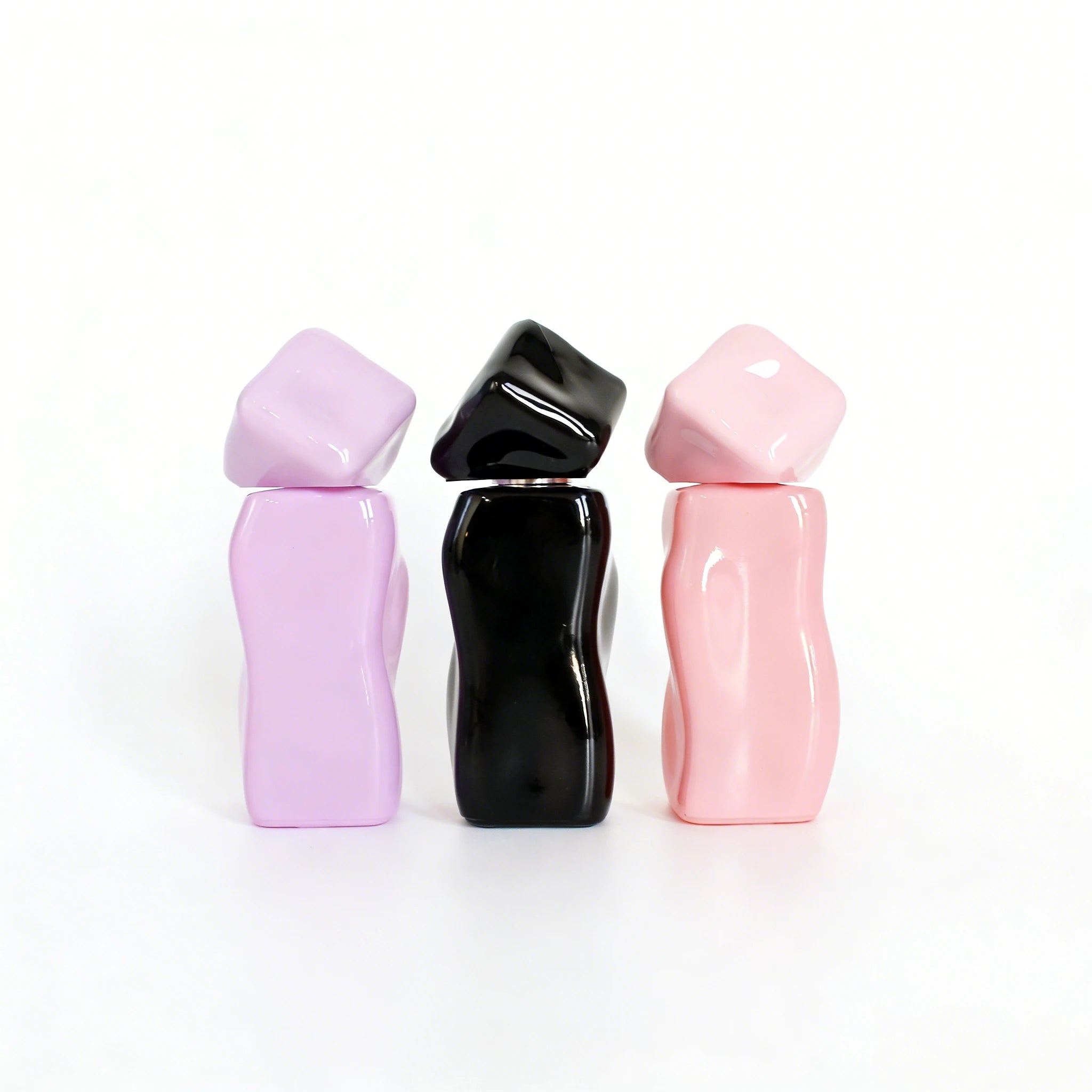 30ml 1oz Small Custom Empty Unique square Luxury Glass Perfume Bottle with Box Packaging - 图片 3