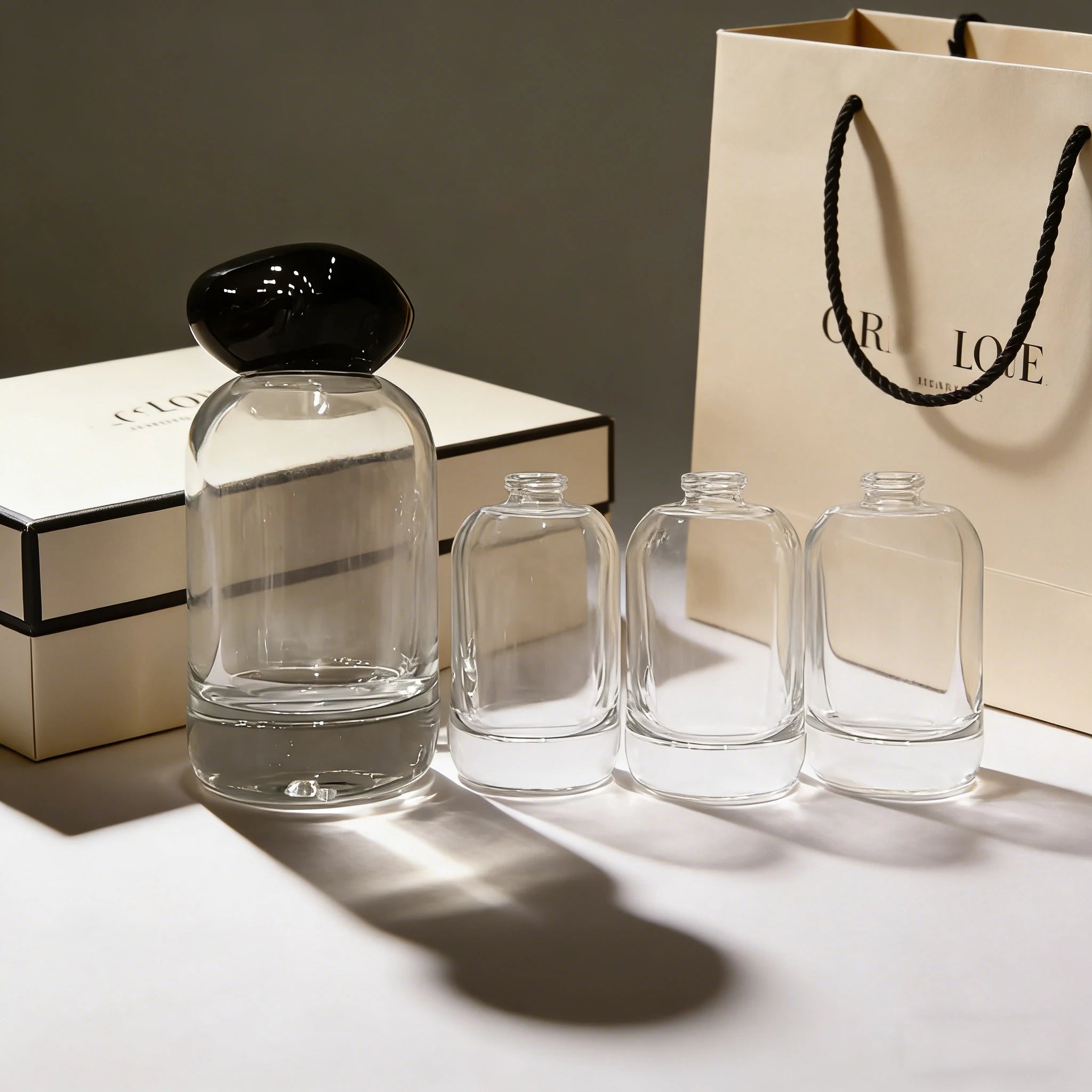 Luxury Thickened Base Perfume Bottle 30ml 50ml 100ml Empty Refillable Glass Fine Mist Spray Perfume Bottle - 图片 3