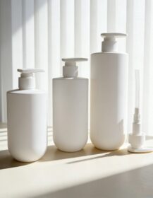 Customized HDPE Cylinder Lotion Bottle Pump Sprayer 16 Oz/500ml Shampoo Cream Water Plastic Bottles