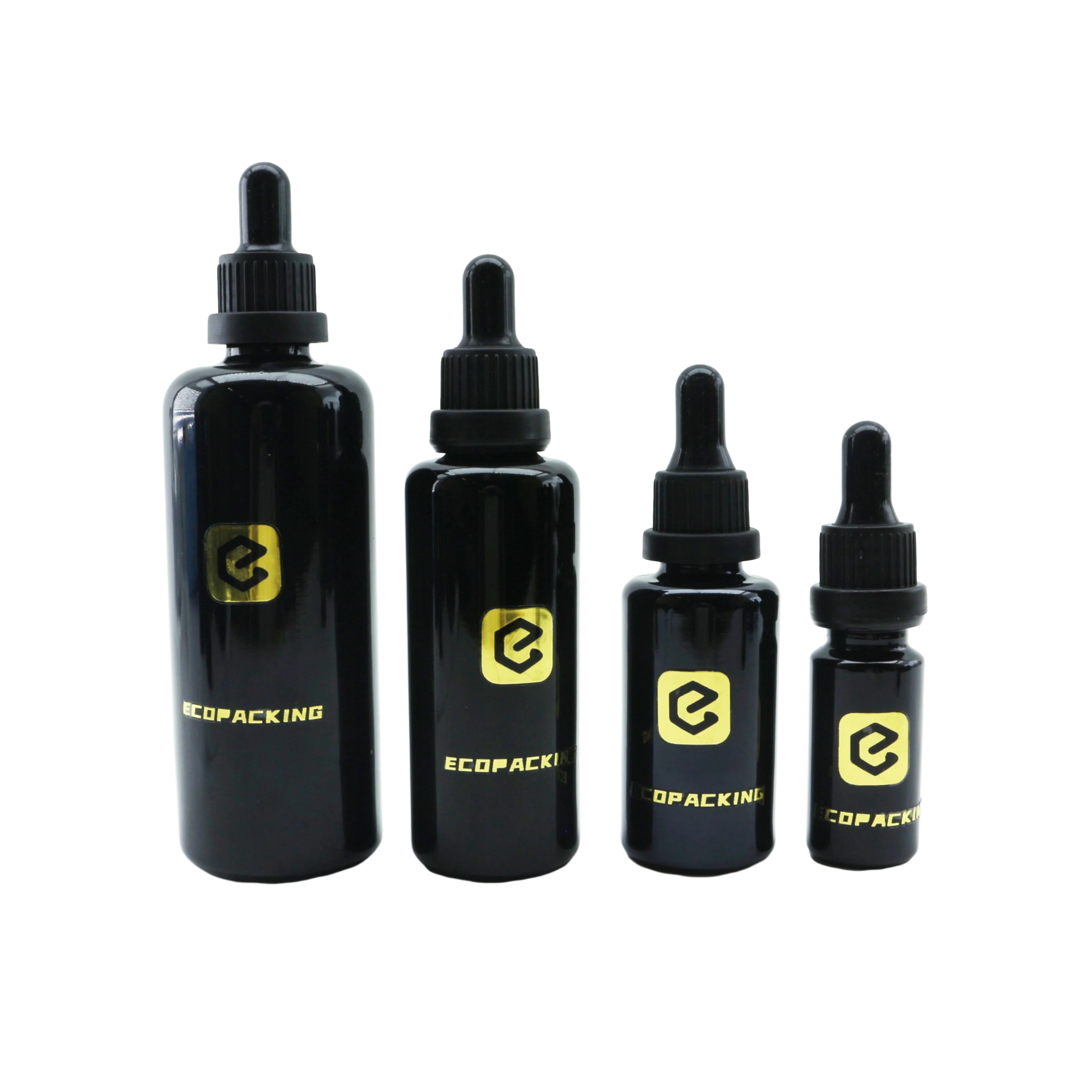 200ml 6oz Hair Oil Essential Perfume Cosmetic Dark Violet Uv Black Glass Pump Spray Bottle for Skin Care Custom Bottle - 图片 5