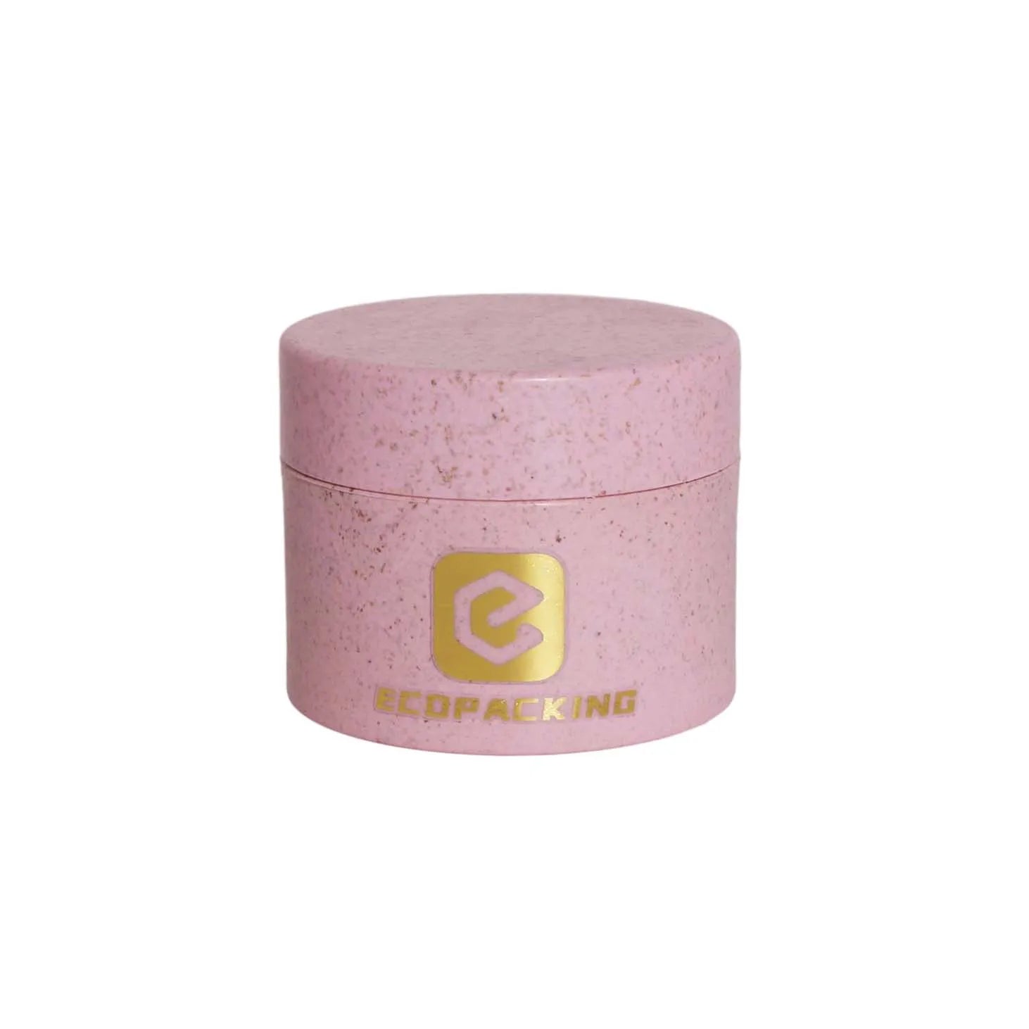 Eco Friendly Cosmetic Jars Empty Wheat Straw Plastic Facial Cream Jars with logo - 图片 2