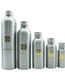 Wholesale 50ml 100ml 150ml 250ml 300ml 500ml Aluminum Bottle with Screw Lid for Cosmetic