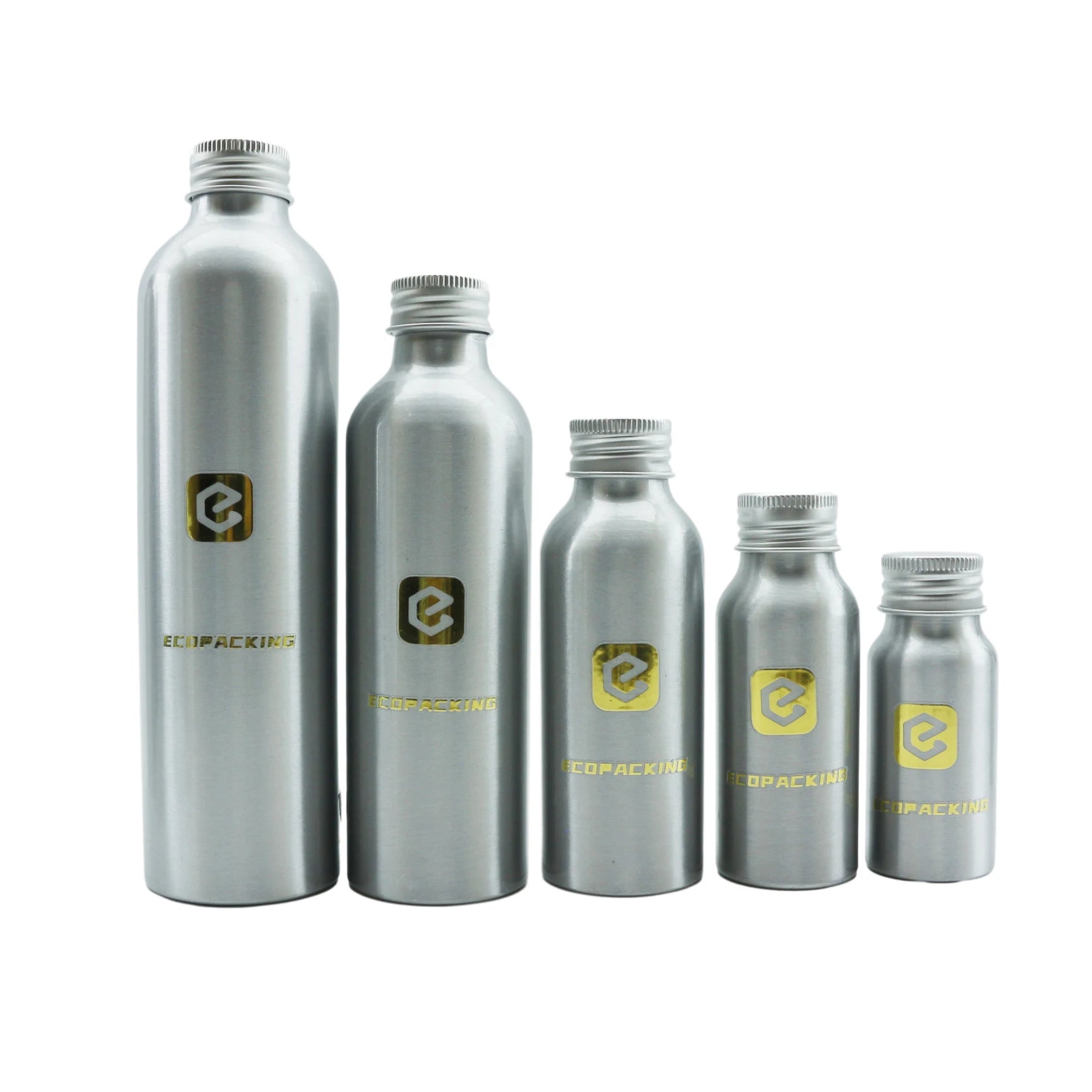 Wholesale 50ml 100ml 150ml 250ml 300ml 500ml Aluminum Bottle with Screw Lid for Cosmetic