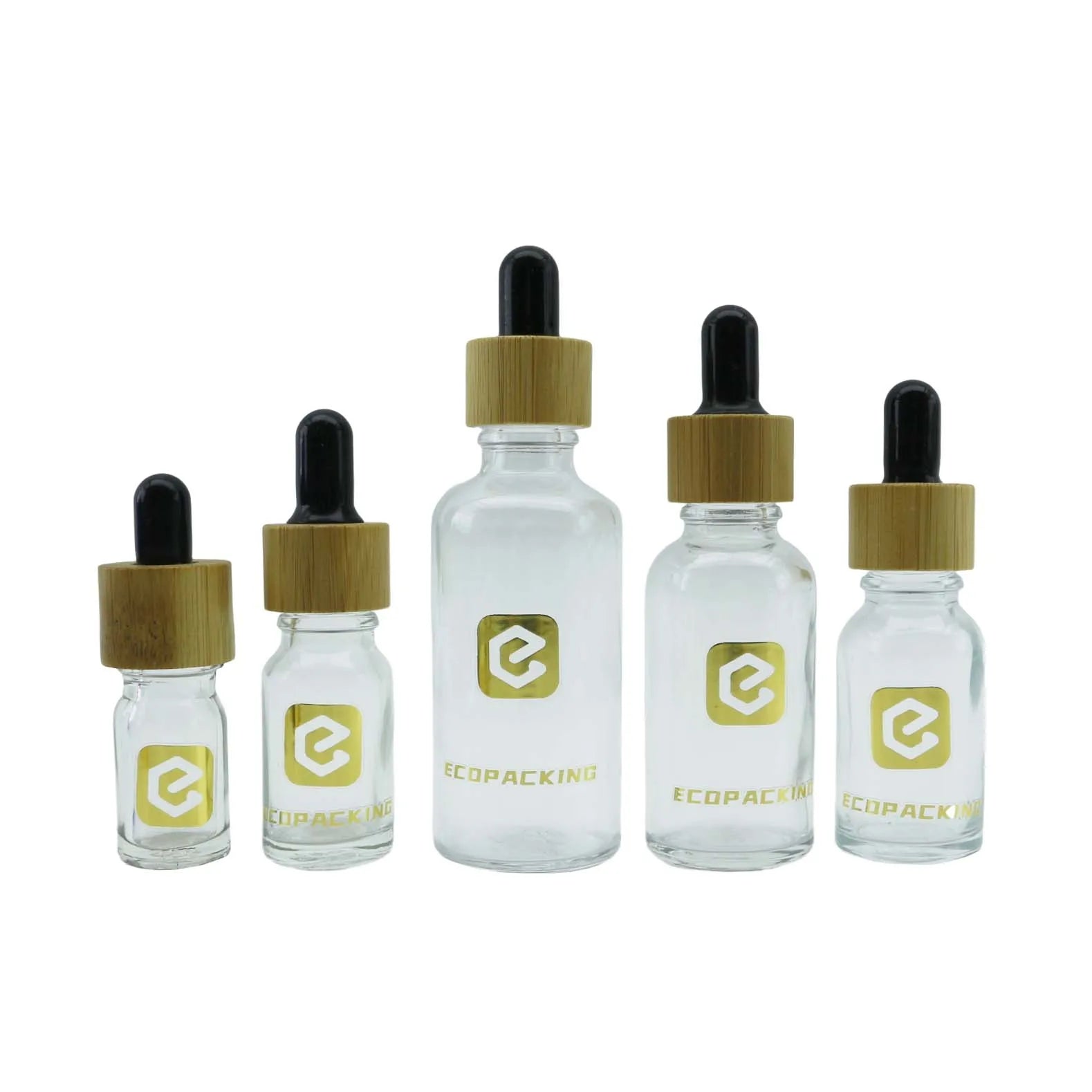 Wholesale Black Glass Essential Oil Bottle 5ml 10ml 15ml 20ml 30ml 50ml 100ml Serum Dropper Bottle - 图片 7