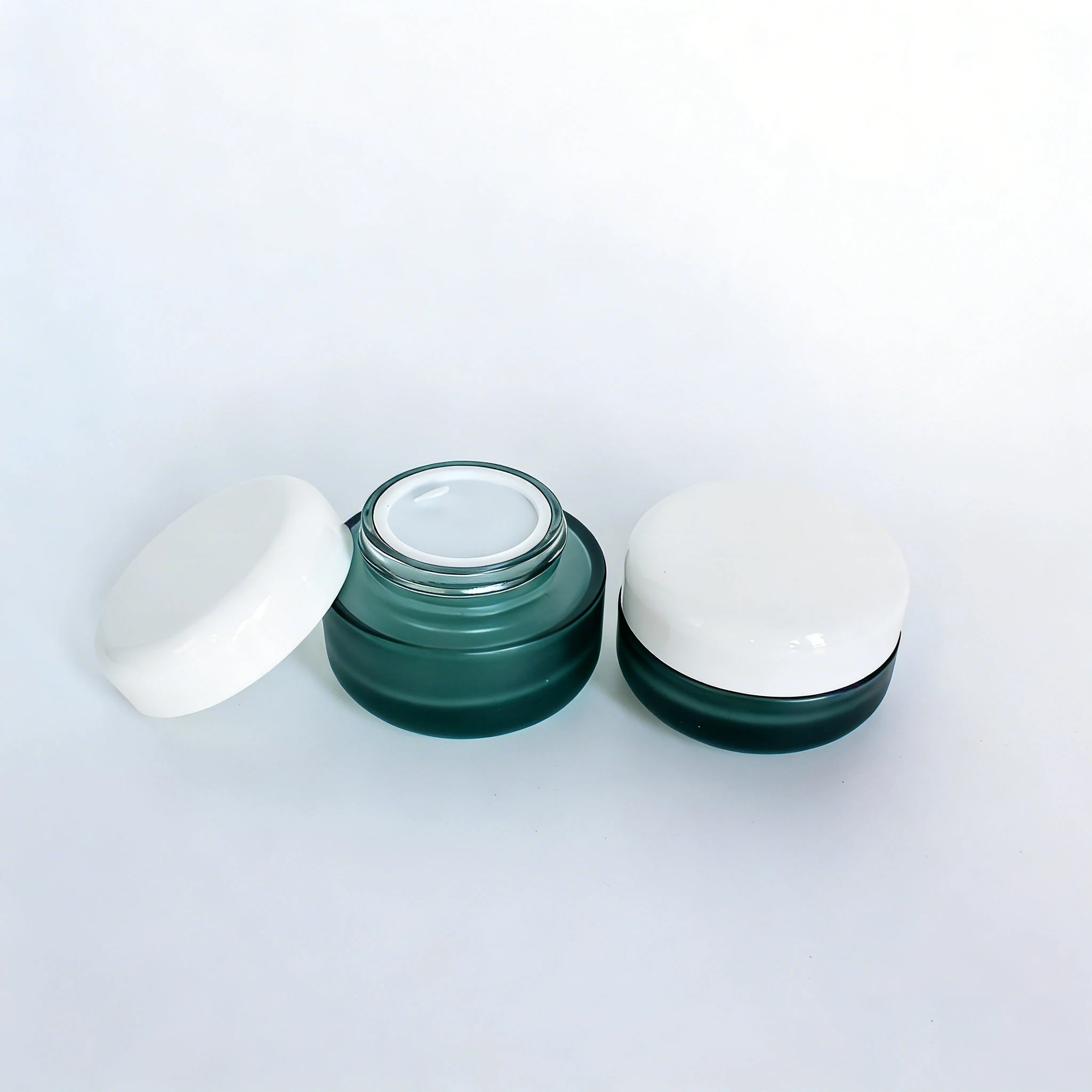30ml 50ml 100ml Empty Custom Luxury Cosmetic Cream Glass Jar with Lid for Skin Care Body Butter Lip Balm Face Balm - 图片 3
