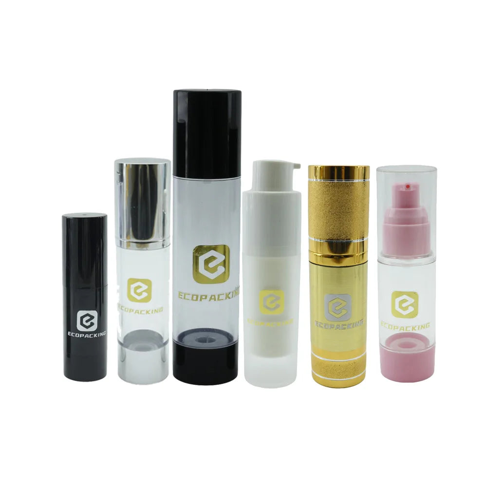 Twist Top 15ml 30ml 50ml White Airless Pump Bottle Anti Age Custom Airless Pump Bottle 50ml 30ml FFF8888 - 图片 7