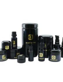 Empty 5ml 15ml 30ml 50ml 100ml 250ml 500ml protection Uv Proof Violet Black Glass Bottles and Jar
