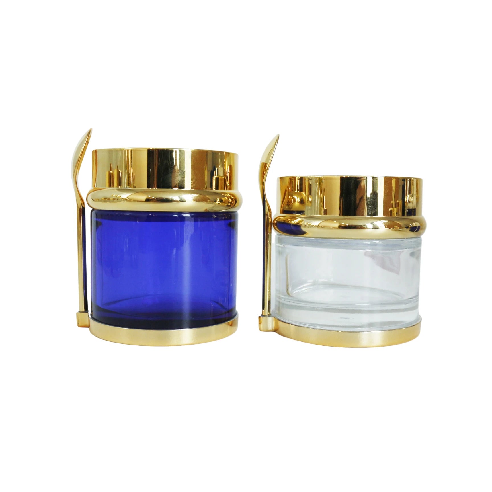 30ml 50ml 80ml Luxury Cosmetic Skin Care Packaging Glass Jar with Lid for Cosmetic Cream Body Butter Scrub Lip Balm - 图片 2