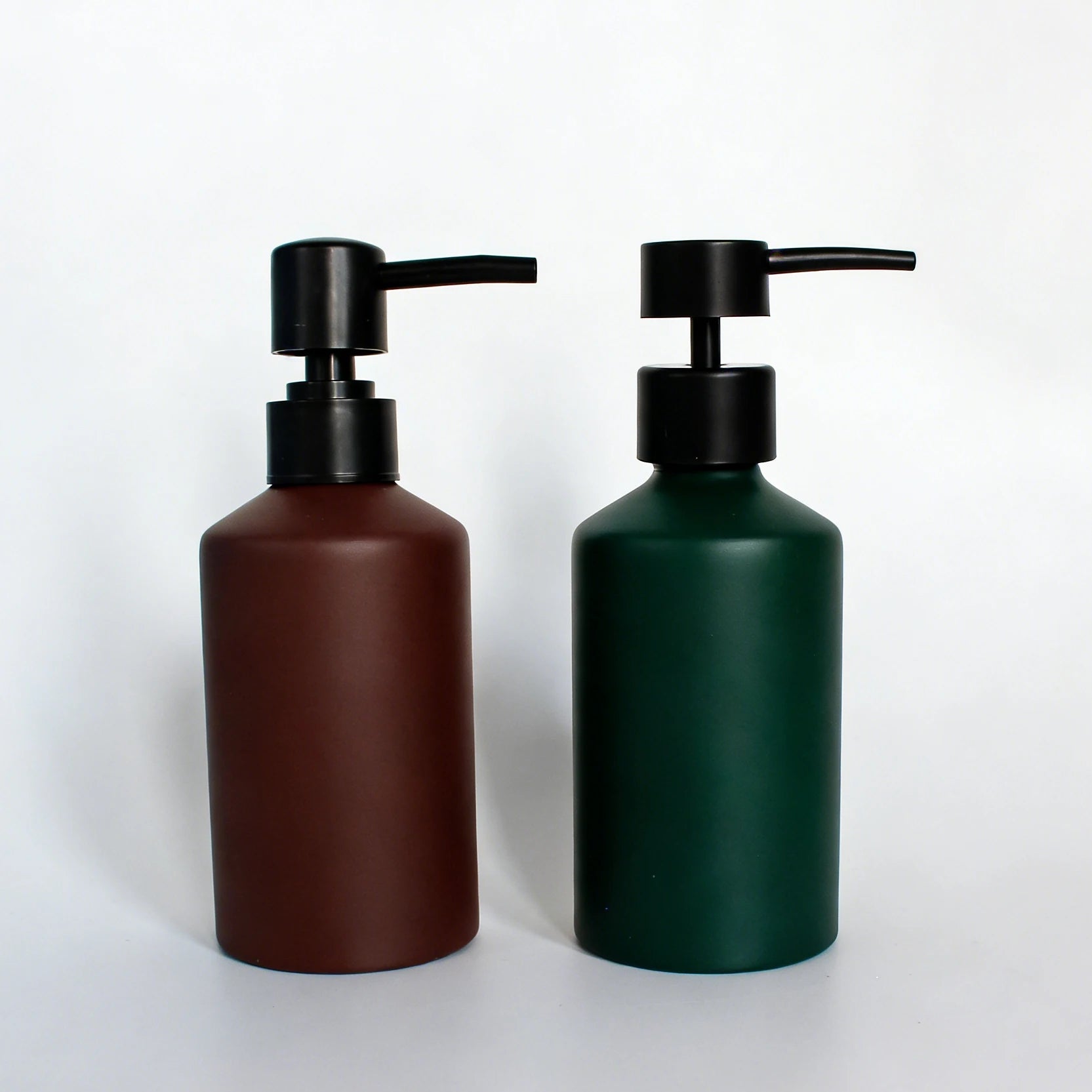 300ml 500ml Shampoo Hand Soap Liquid Face Cleanser Cosmetic Aluminum Bottle with Pump Dispenser for Body Lotion - 图片 5