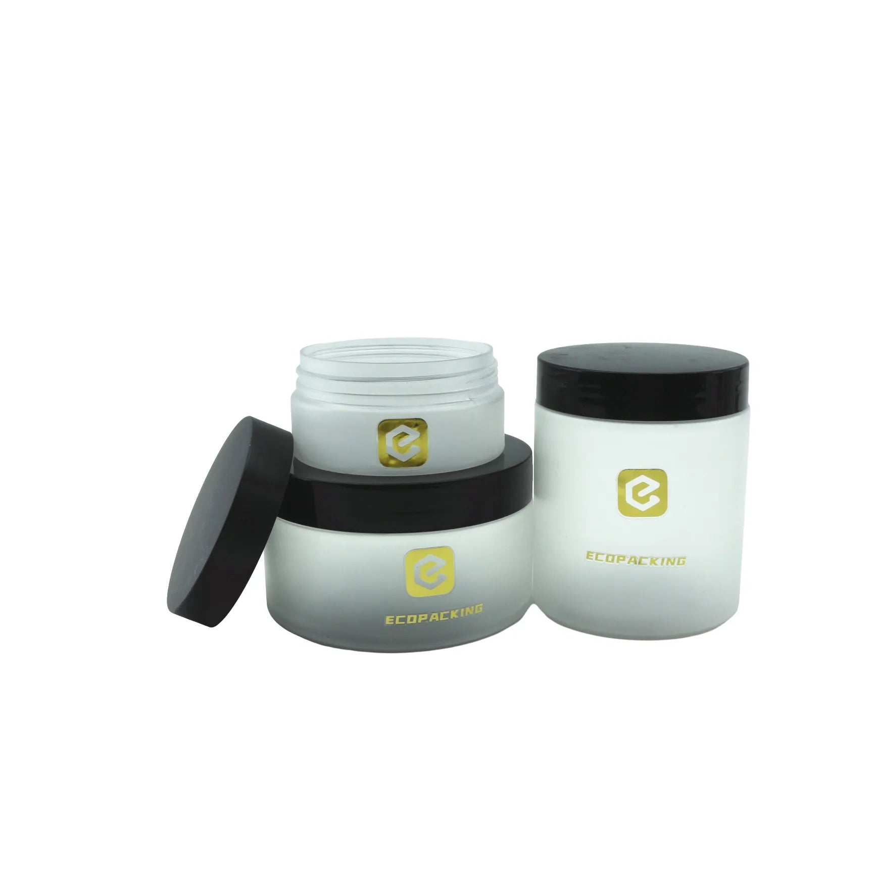 PET 30g 50g 100g 150g 200g 250g 500g Wide Mouth Eye Face Body Cream Cosmetic Container Plastic Jar Packaging - 图片 4
