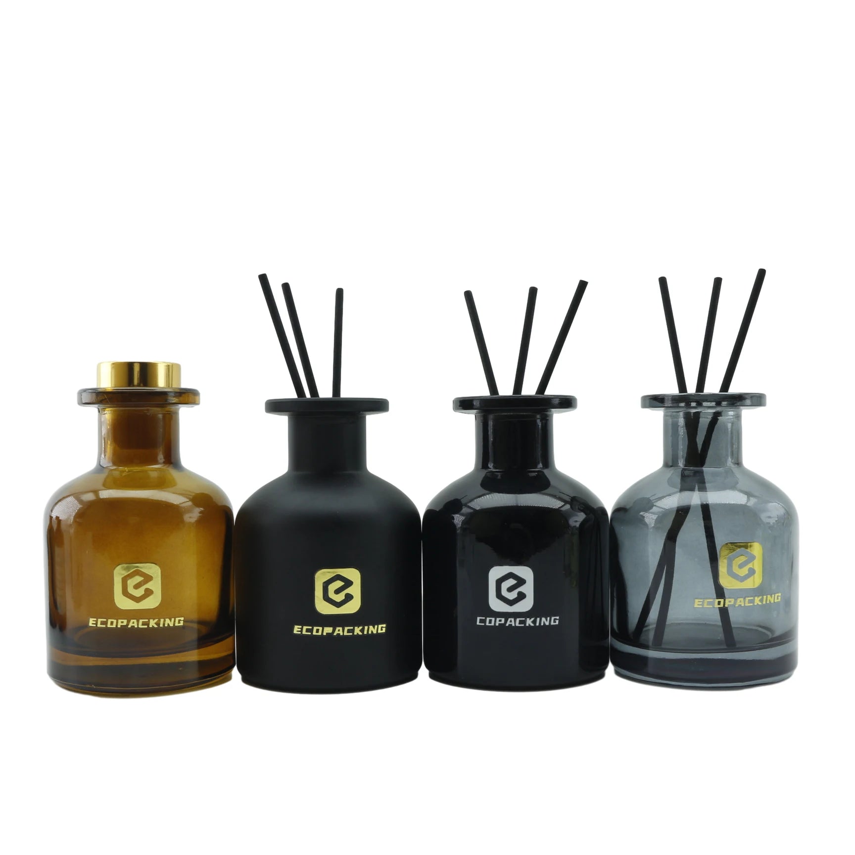 Good Quality 100ml Glass Reed Diffuser Bottle with Cork Sealing Screen Printed Flat Design for Perfume XXX8888 - 图片 7