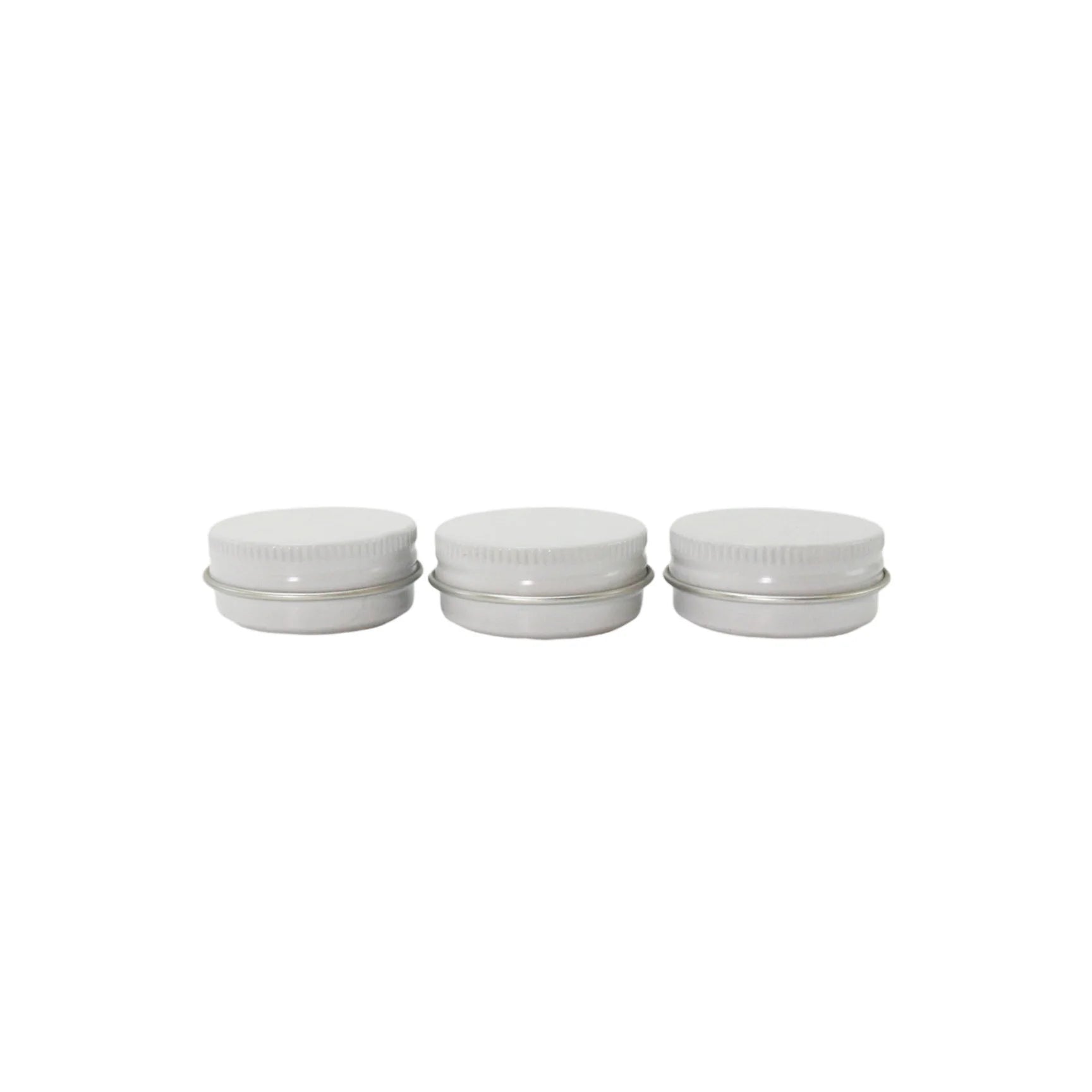White Aluminum Tin 15ml 0.5oz 1oz 30ml 60ml 2oz 100ml 250ml 8oz Aluminum Jar Body Butter Containers - 图片 4