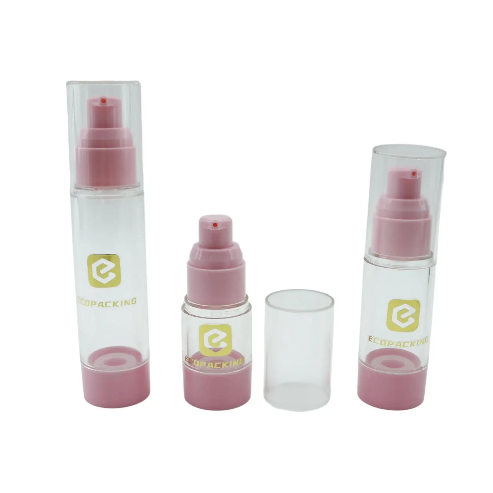 50ml Small Plastic Pump Spray Bottle As Airless Cosmetic Pump Bottle with Small Plastic Treatment Pump - 图片 4