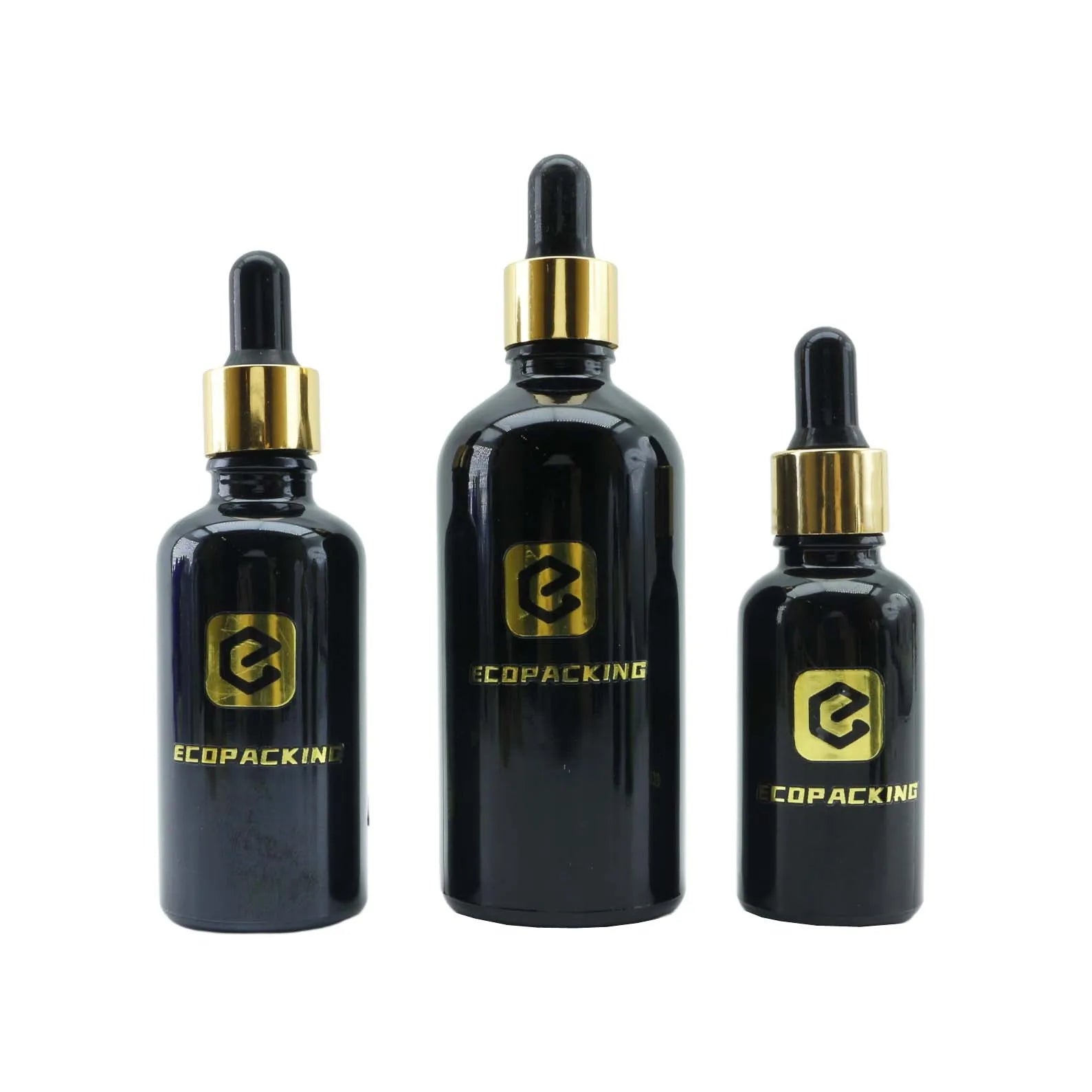 Hot Sale Black Glass Dropper Bottle 5ml 10ml 15ml 20ml 30ml 50ml 100ml Hair Oil Dropper Bottles - 图片 5