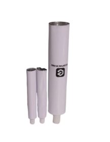 Eco Friendly Aluminum Cosmetic Tube Packaging With Metal Lid for Hand Cream Cosmetic Packaging
