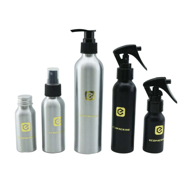 Custom 50ml 100ml 150ml 250ml 500ml Spray Trigger Bottles Empty Shampoo Refillable Aluminum Mist Spray Bottle - 图片 6