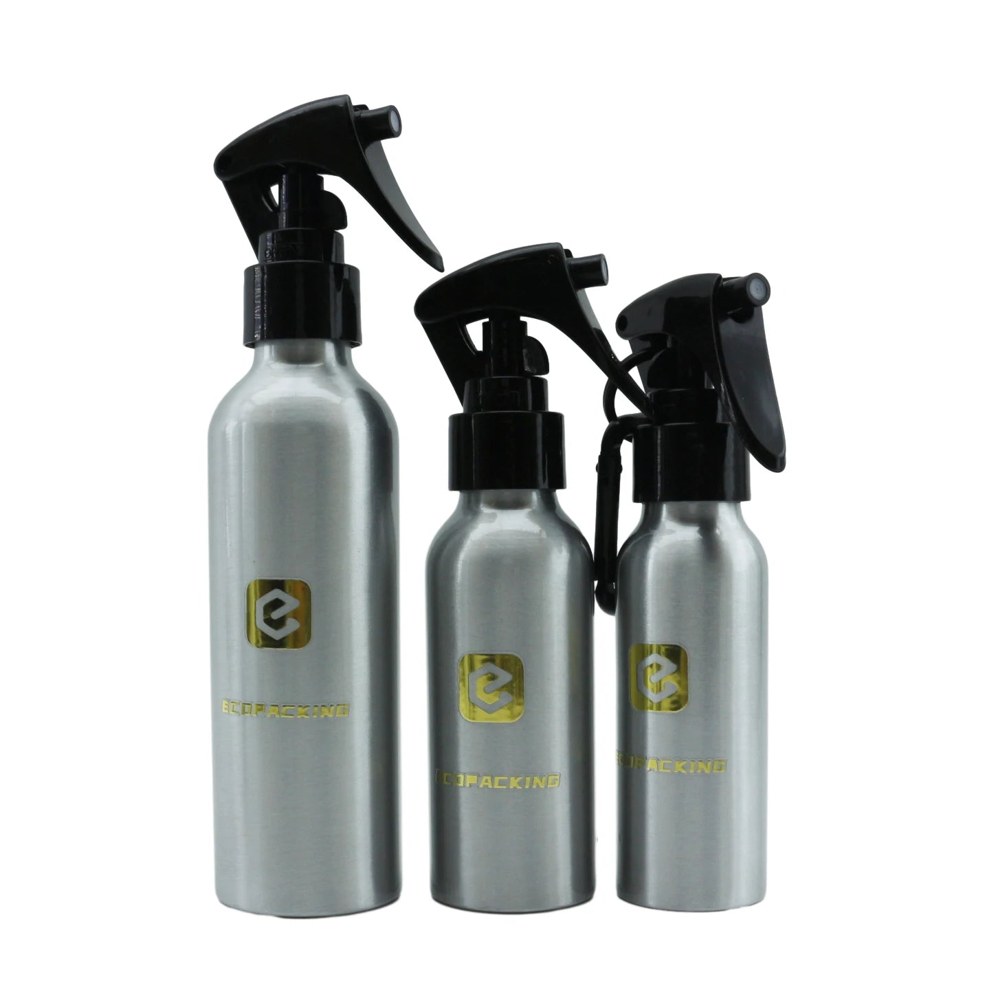 Matte Black OEM Custom Empty Cosmetic Aluminum Spray Bottle with Mist Sprayer 100ml 150ml 200ml 250ml 500ml - 图片 5