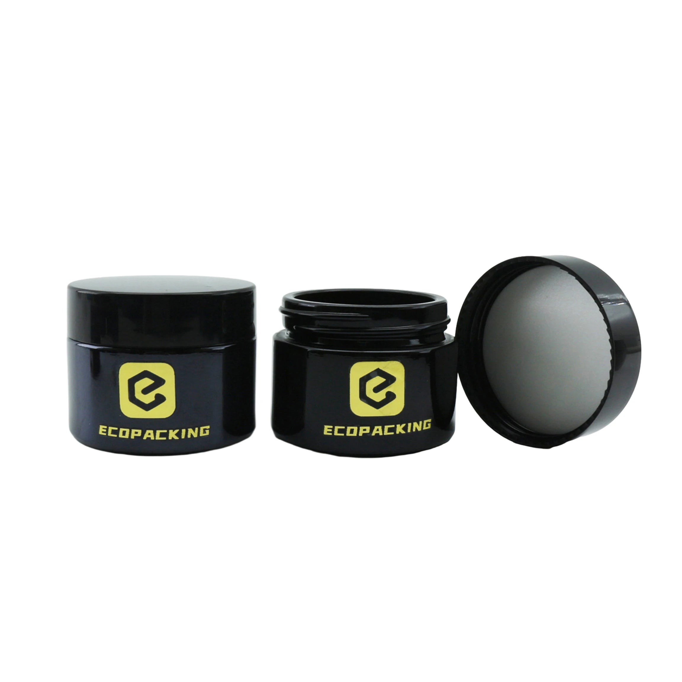 Concentrate Container Eye Cream Uv Black 5ml 5g Glass Jar D888 - 图片 2