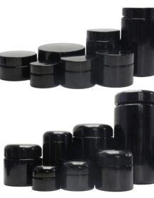 5ml 15ml 30ml 50ml 100ml 200ml 250ml 500ml 1000ml Dark Violet Glass Jar for Lotion Cream C888