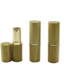 Hot sale Mini 5g 5ml Luxury Bamboo Lip Balm Container Bamboo Lipstick Tube