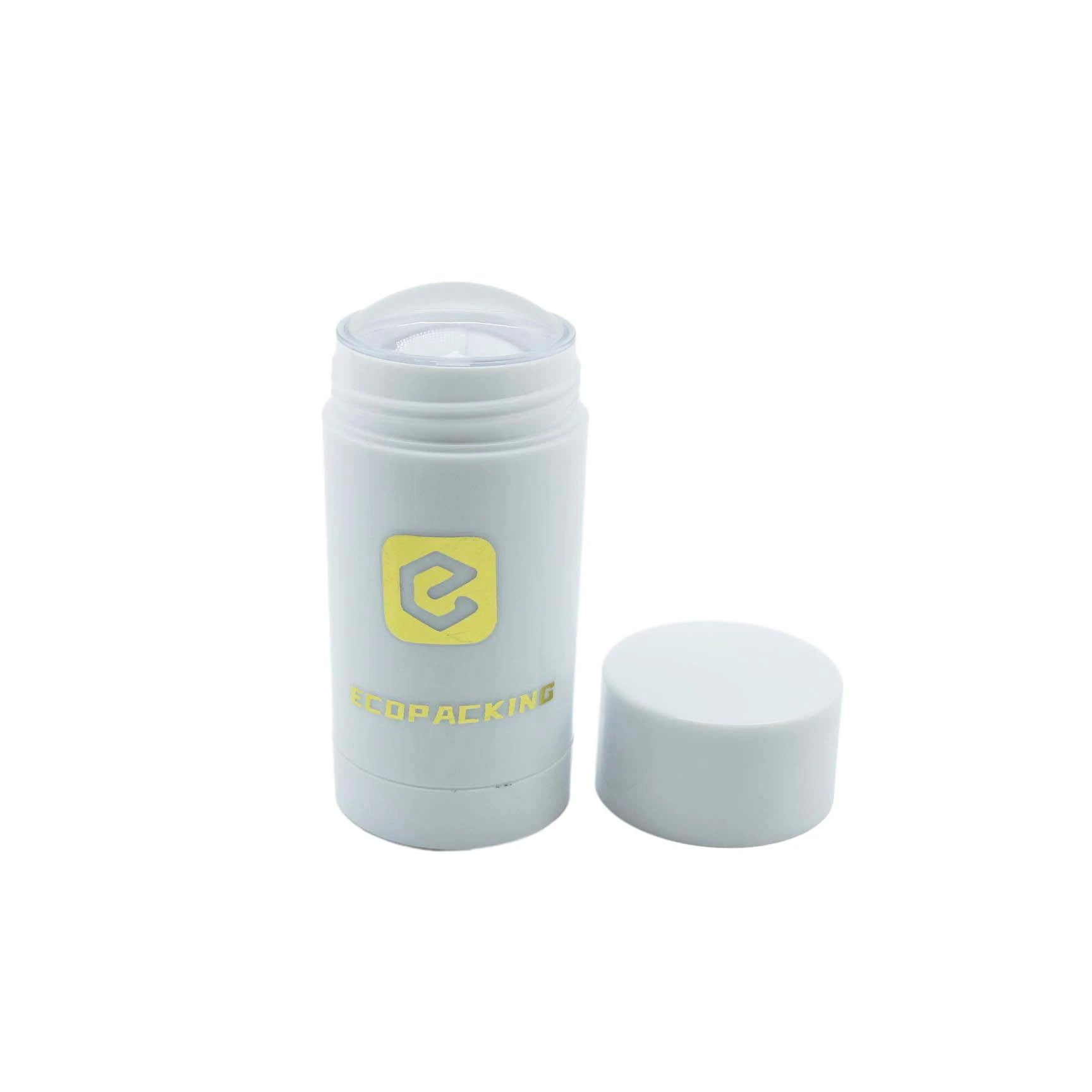 15ml 30ml 50ml 75ml Round AS Plastic Empty Twist up Deodorant Tube Solid Perfume Stick Balm Container - 图片 2