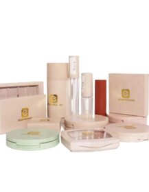 Environmentally Friendly Wheat Straw Cosmetics Set Packaging Recycled Materials Used for Shampoo Lotion Face Mask