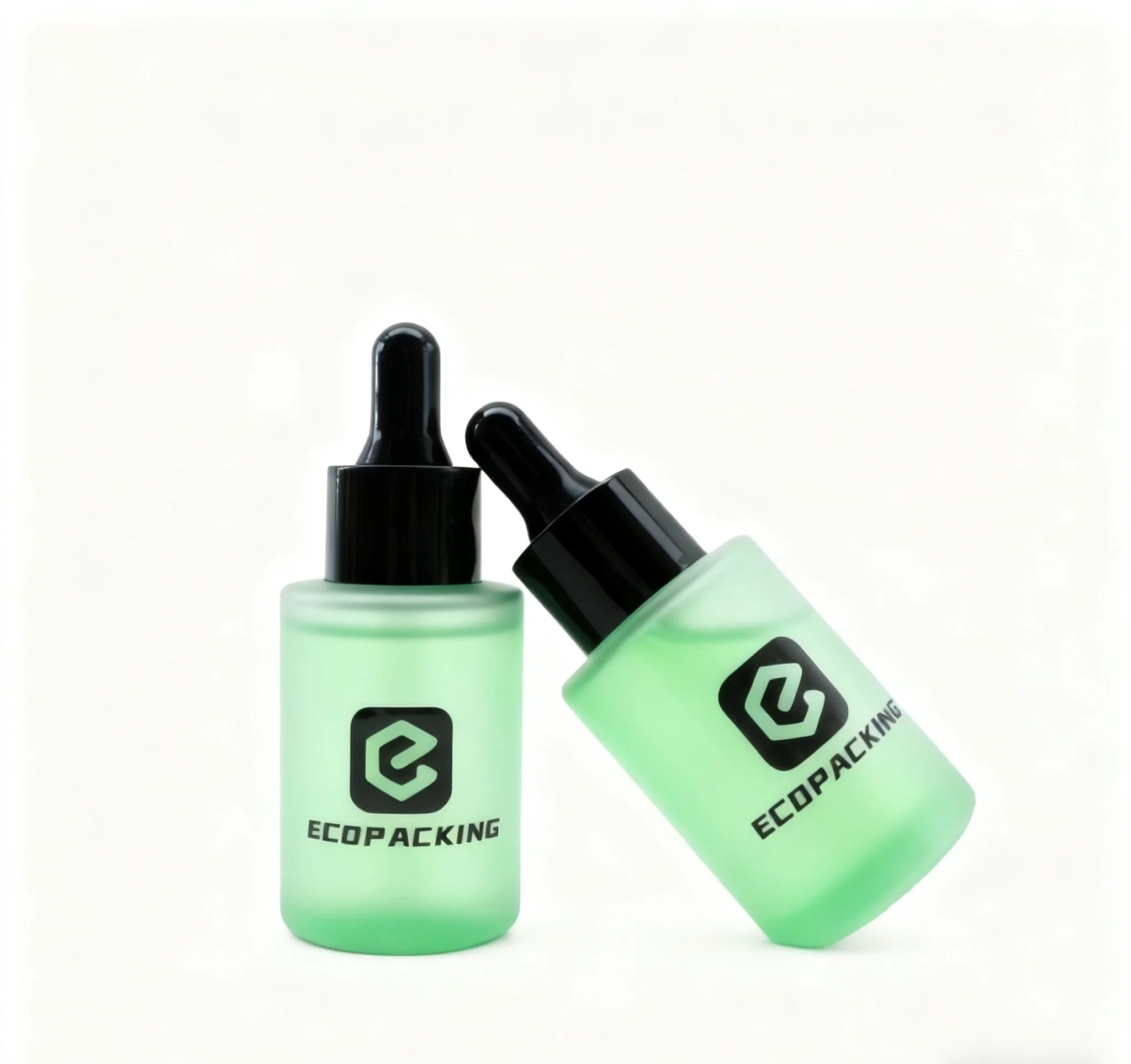 1oz 30ml Customized Frosted Glass Serum Dropper Bottle for Essential Oil - 图片 5