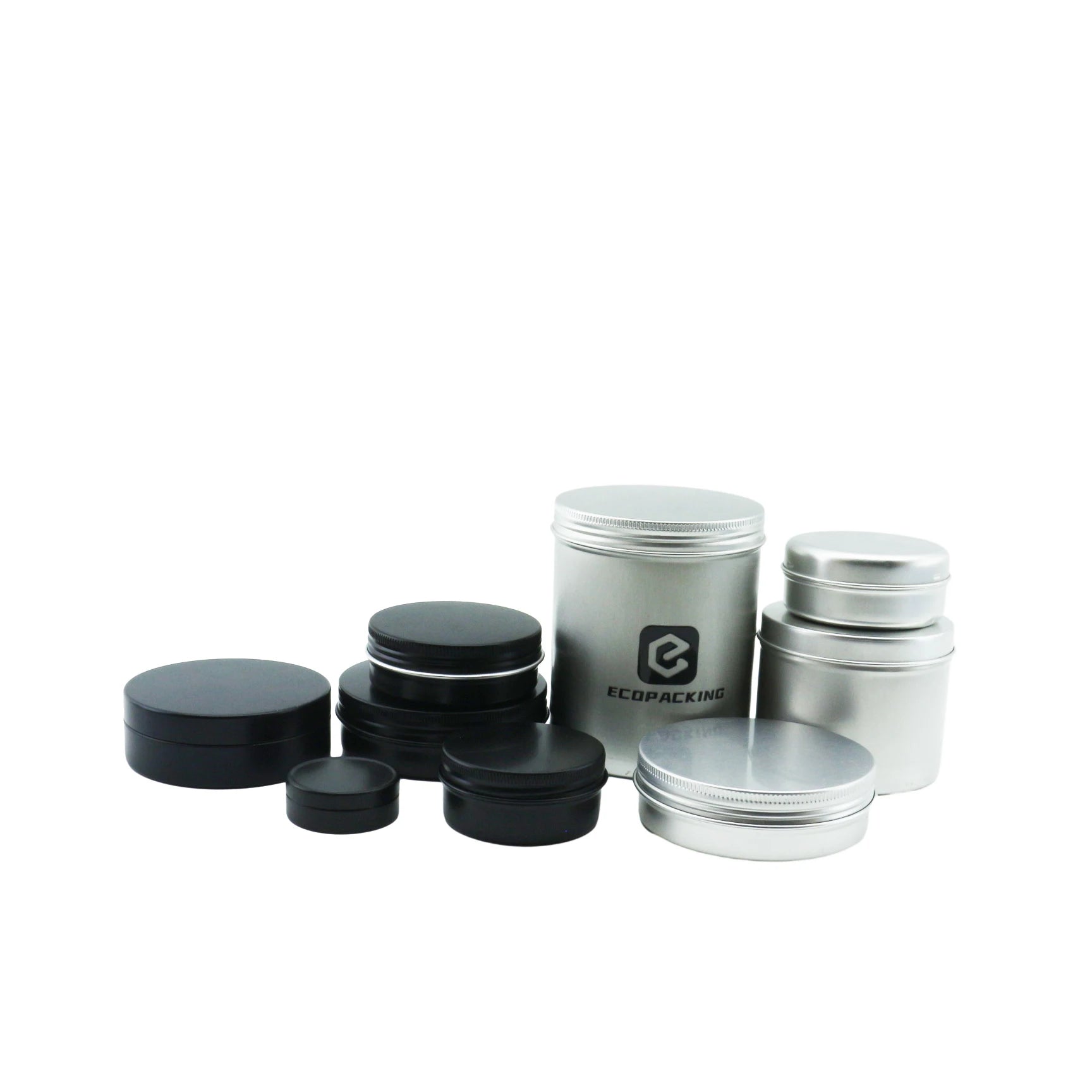 5g 10g 15g 20g 30g 50g 60g 80g 100g 120g 150g 200g 250g 300g 500g 750g 1000g Aluminum Cosmetic Containers Metal Tin Can Jar - 图片 5