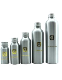 Custom Aluminum Packaging Metal Bottle 50ml 60ml 100ml 120ml 150ml 200ml 250ml Aluminum Bottle With Screw Aluminium Lid R888