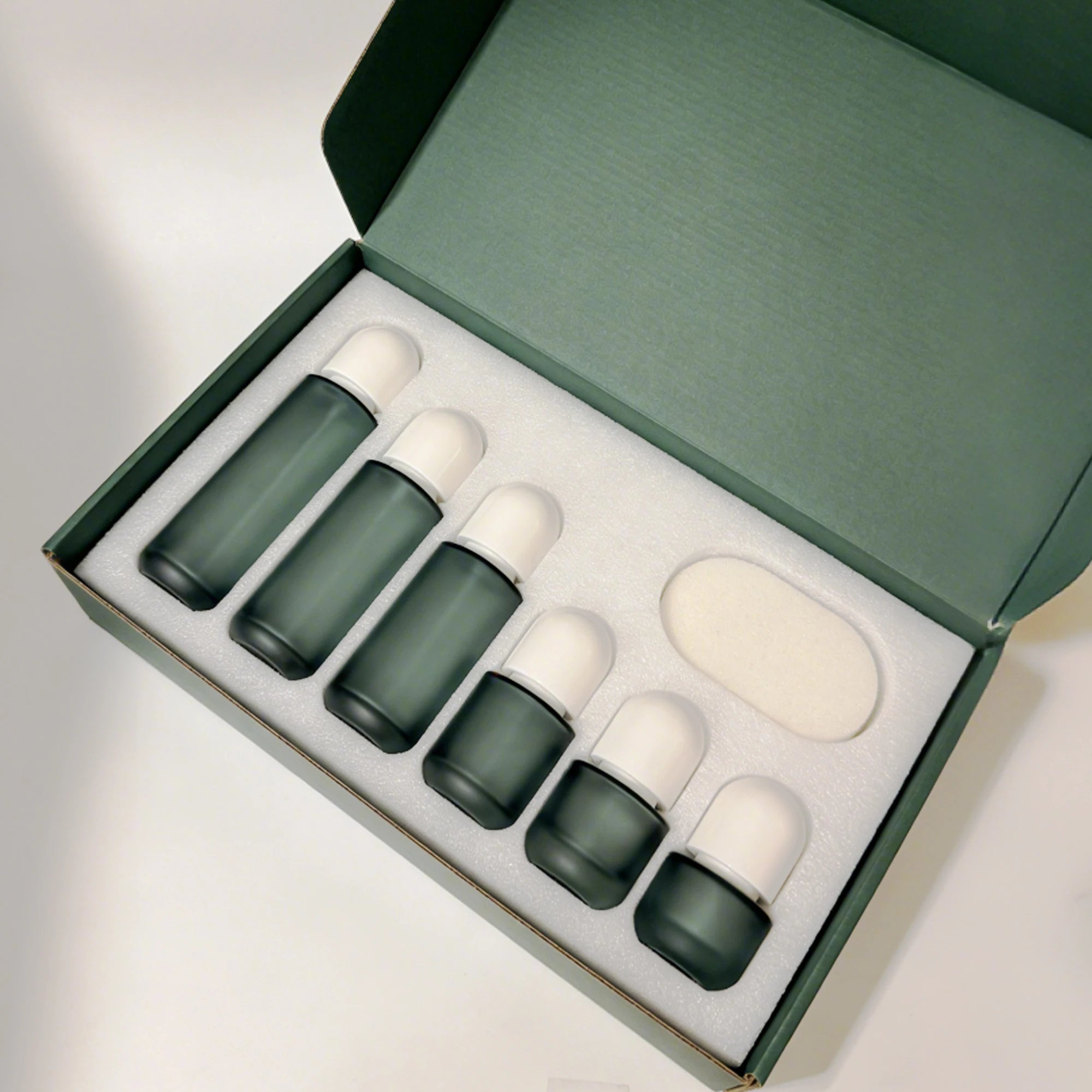 Wholesale for Gold Frosted Glass Beauty Containers Jars Skincare Lotion Pump Bottles Screen Printing for Face Cream - 图片 5