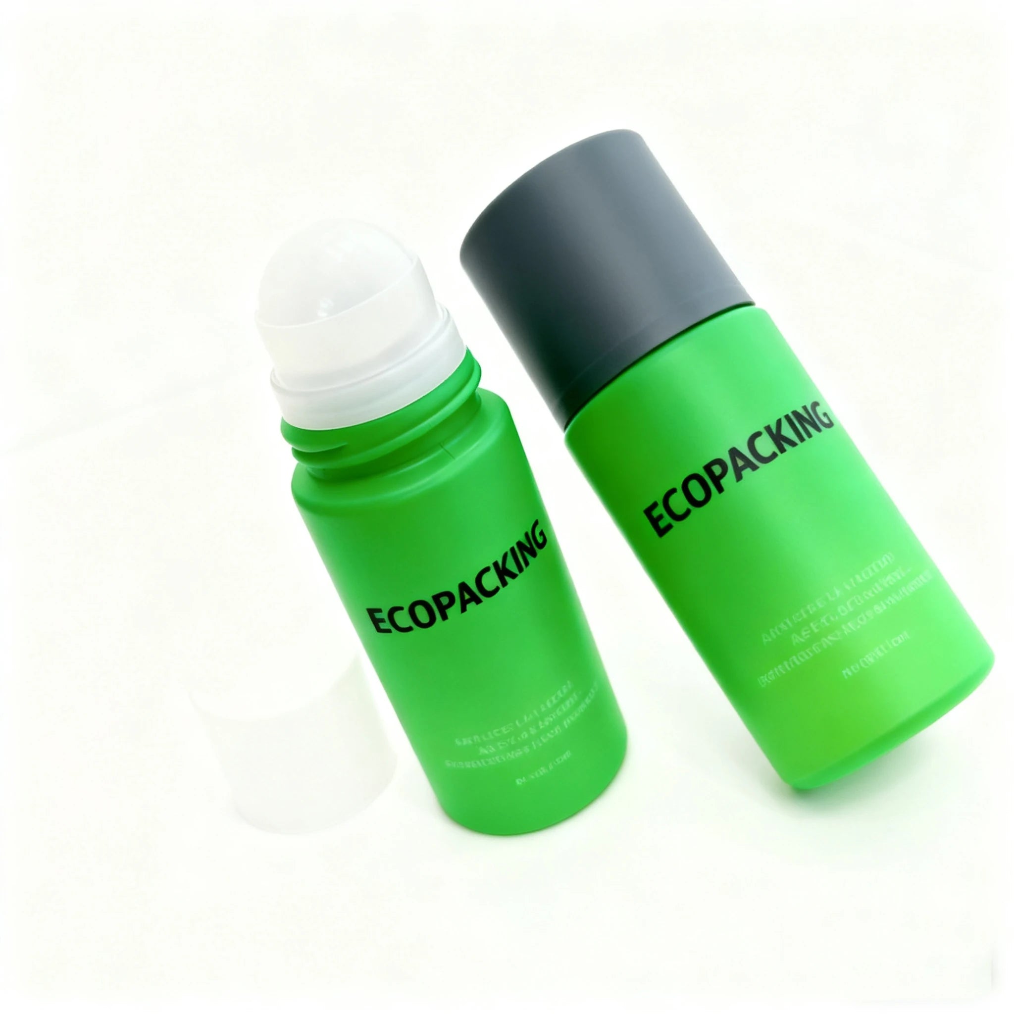30ml 50ml Cylinder Roll on Deodorant Essential Oil Perfume Glass Roll on Roller Bottle Custom Gift Box Paper Tube - 图片 3